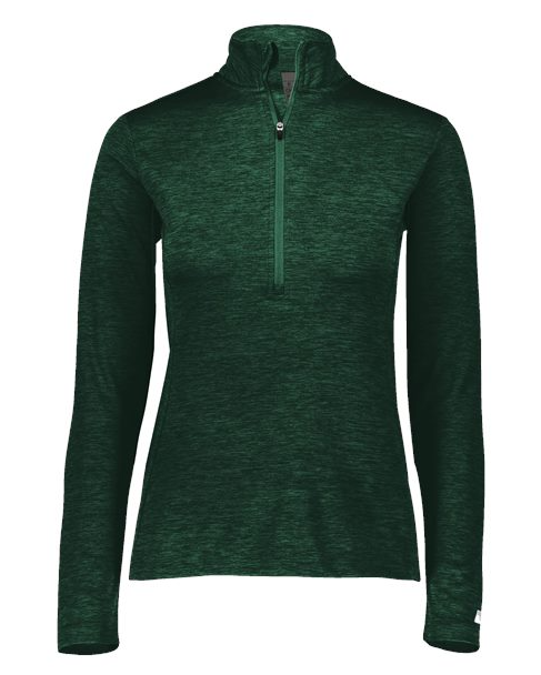 Russell Athletic Women's Striated Quarter-Zip Pullover