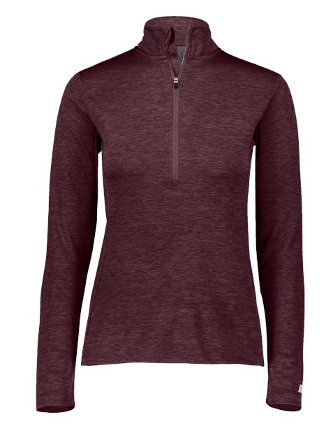 Russell Athletic Women's Striated Quarter-Zip Pullover